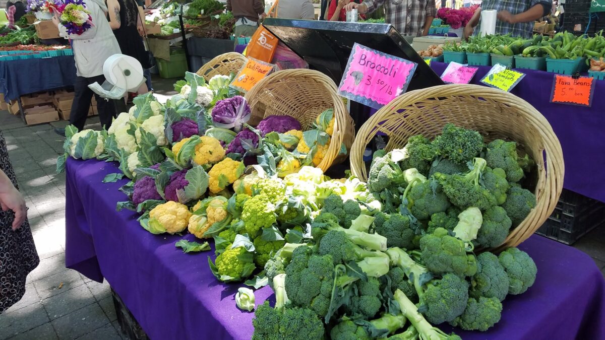 Portland food tours, Portland by mouth, best farmers markets in Portland, PSU Farmers Market, Portland State University, Vancouver Farmers Market, Montavilla Farmers Market, Hollywood Farmers Market, winter vegetables, brassicas