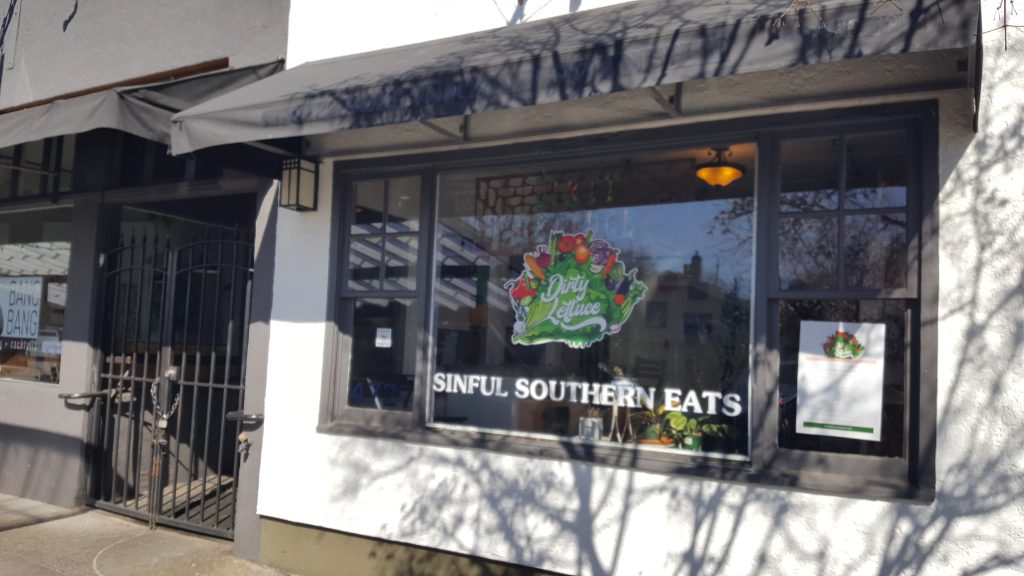 An image of the exteriors of Dirty Lettuce