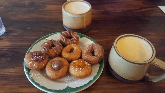 Doughnuts and chai at Pip’s Original Doughnuts
