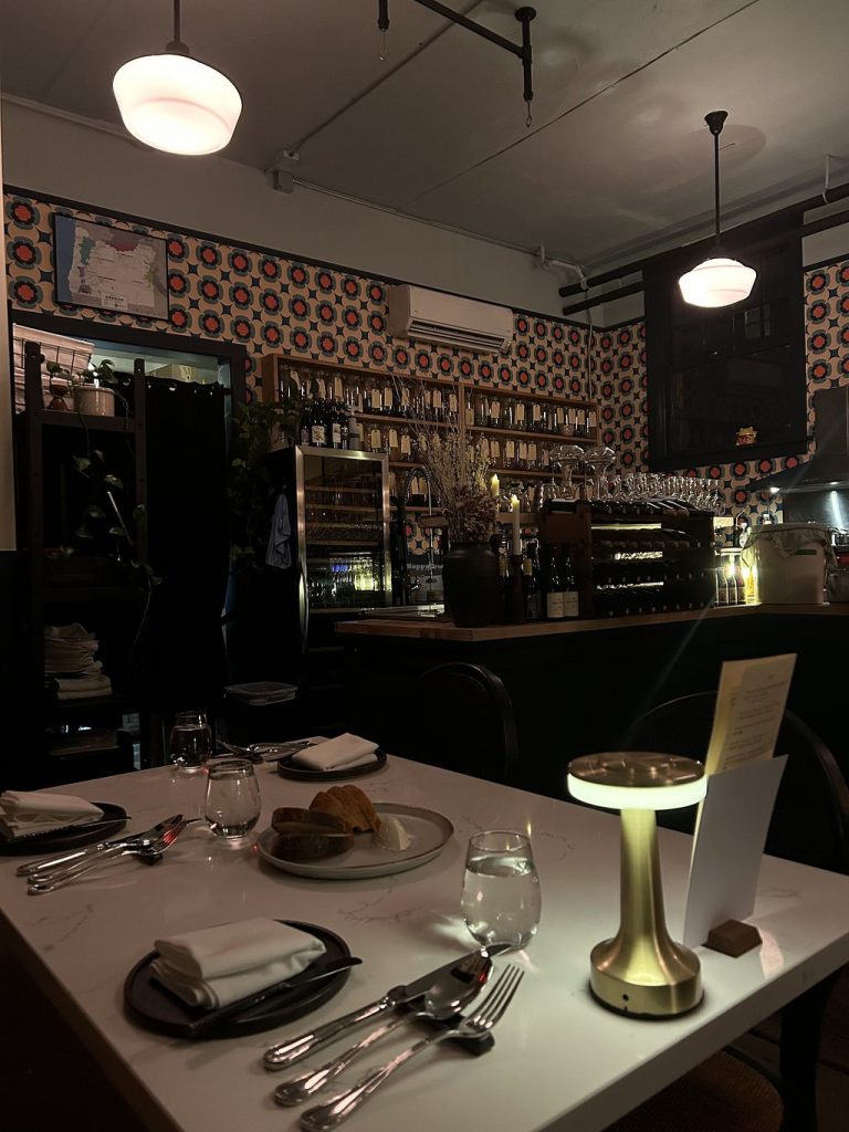 Interiors of the Astera restaurant